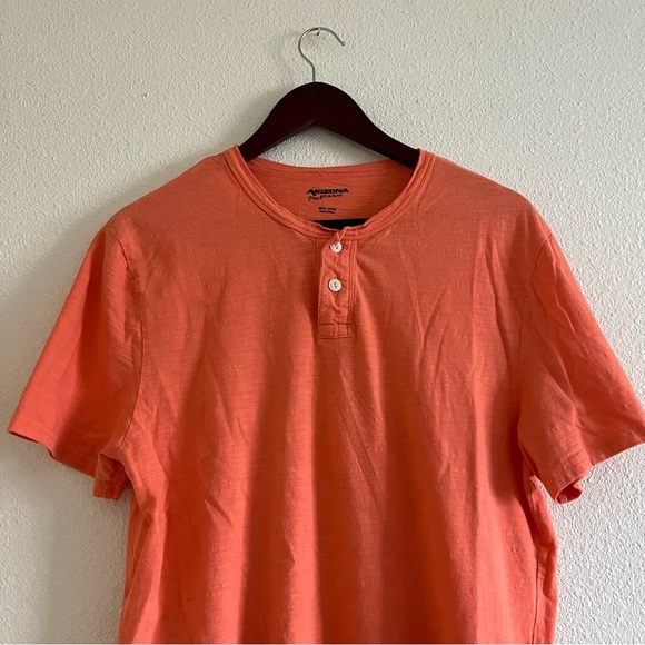 Arizona Jean Men’s Orange Short Sleeve T-Shirt Size 6 / Medium - Picture 2 of 8